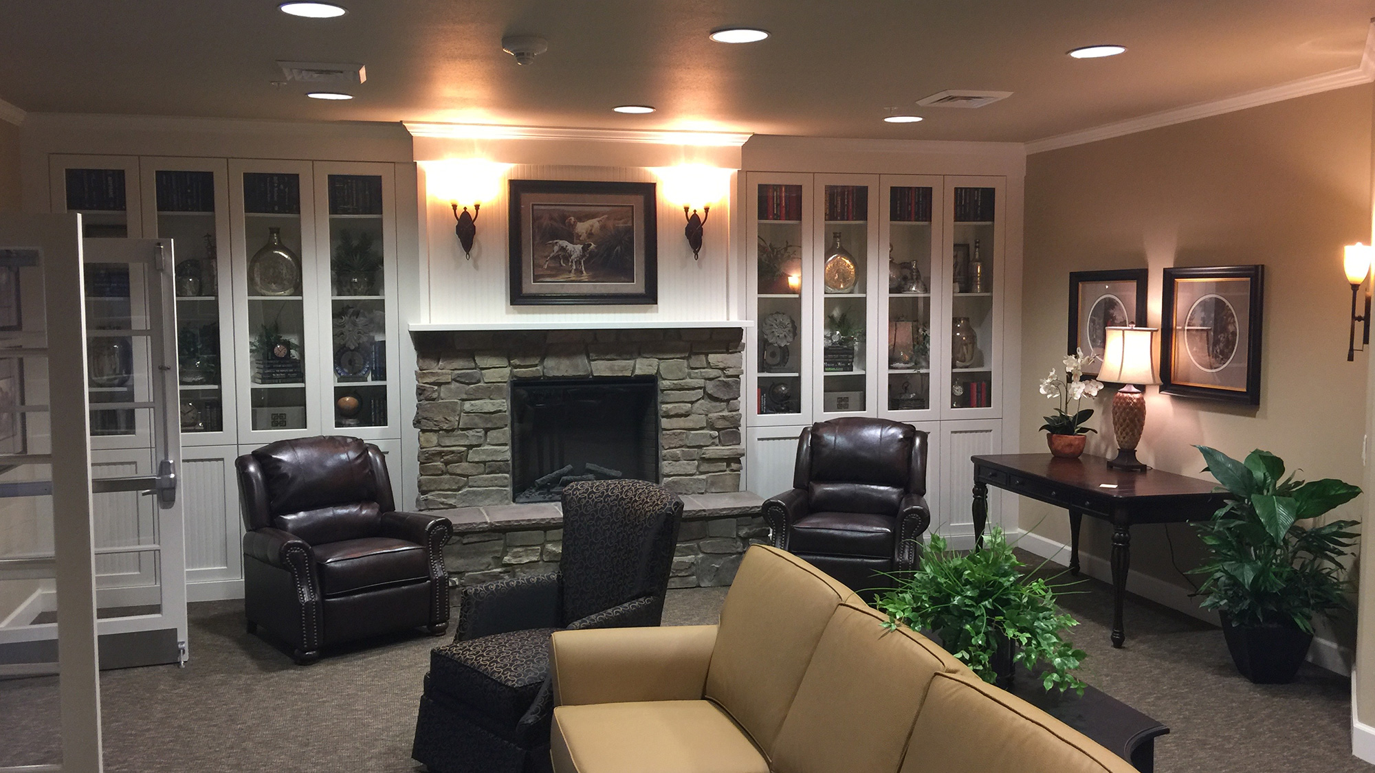 Club Room Lounge, Springs Ranch Memory Care. Colorado Springs, CO