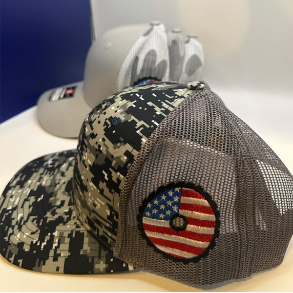 Navy Digital Camo/ Charcoal Grey Hat